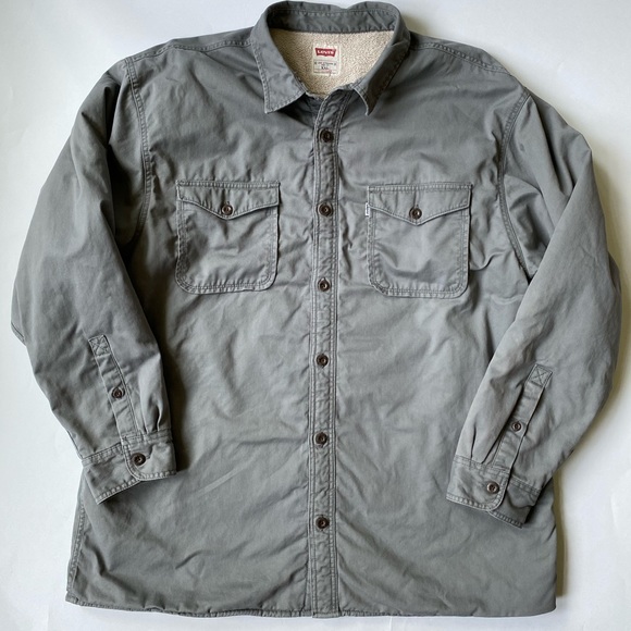 Levi's Sherpa Lined Denim Shirt Sz XXL / XXG